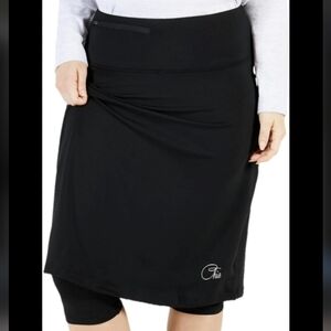 Women's Black Athletic Workout Skirt